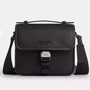 Coach Black Leather Crossbody Bag